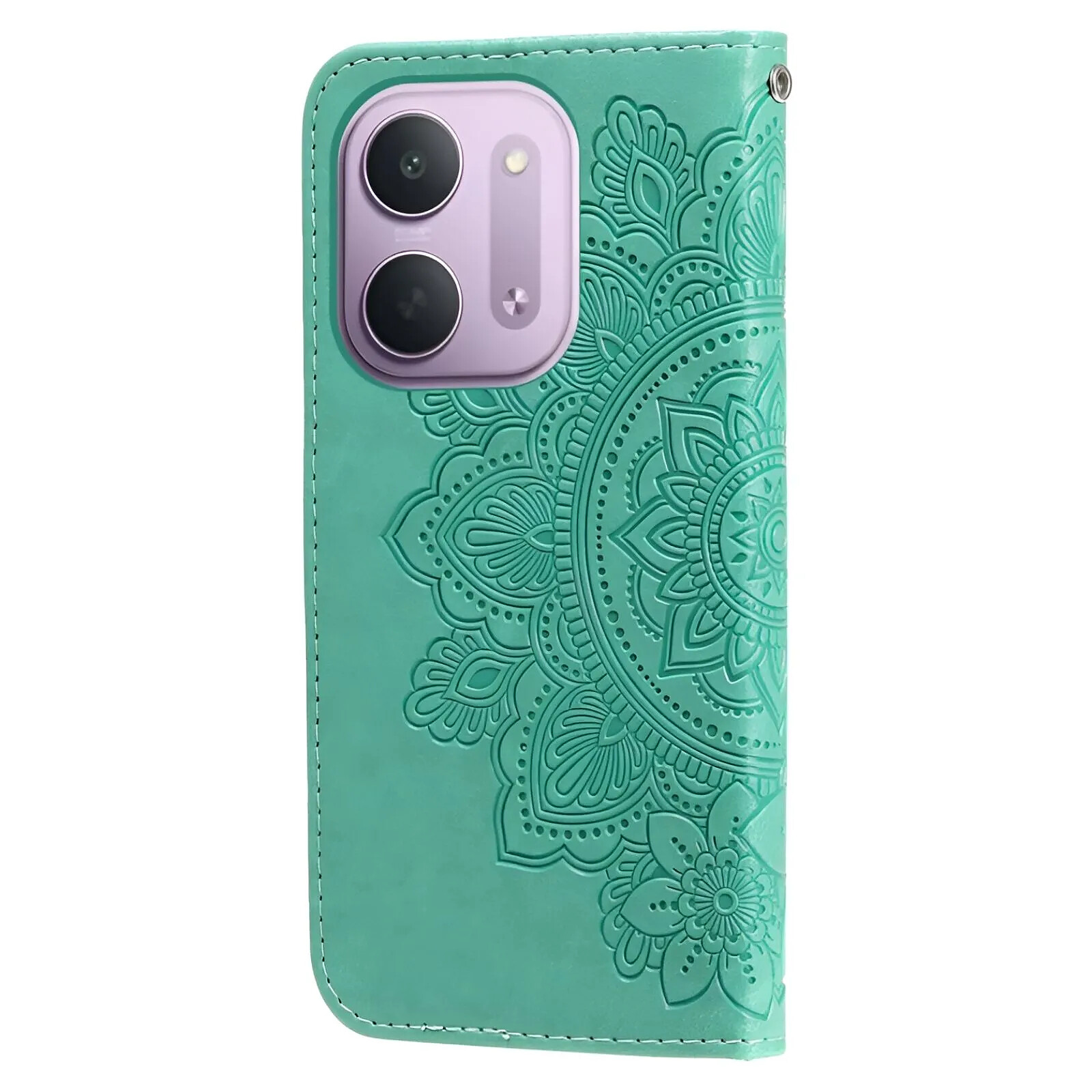 Avizar Étui Portefeuille pour Redmi 17C 5G Motif Mandala avec Support