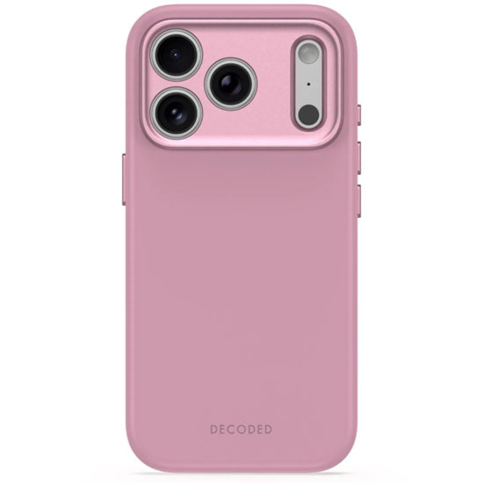 Decoded Coque MagSafe pour iPhone 17 Pro / 18 Pro en Silicone Anti-microbienne Rose