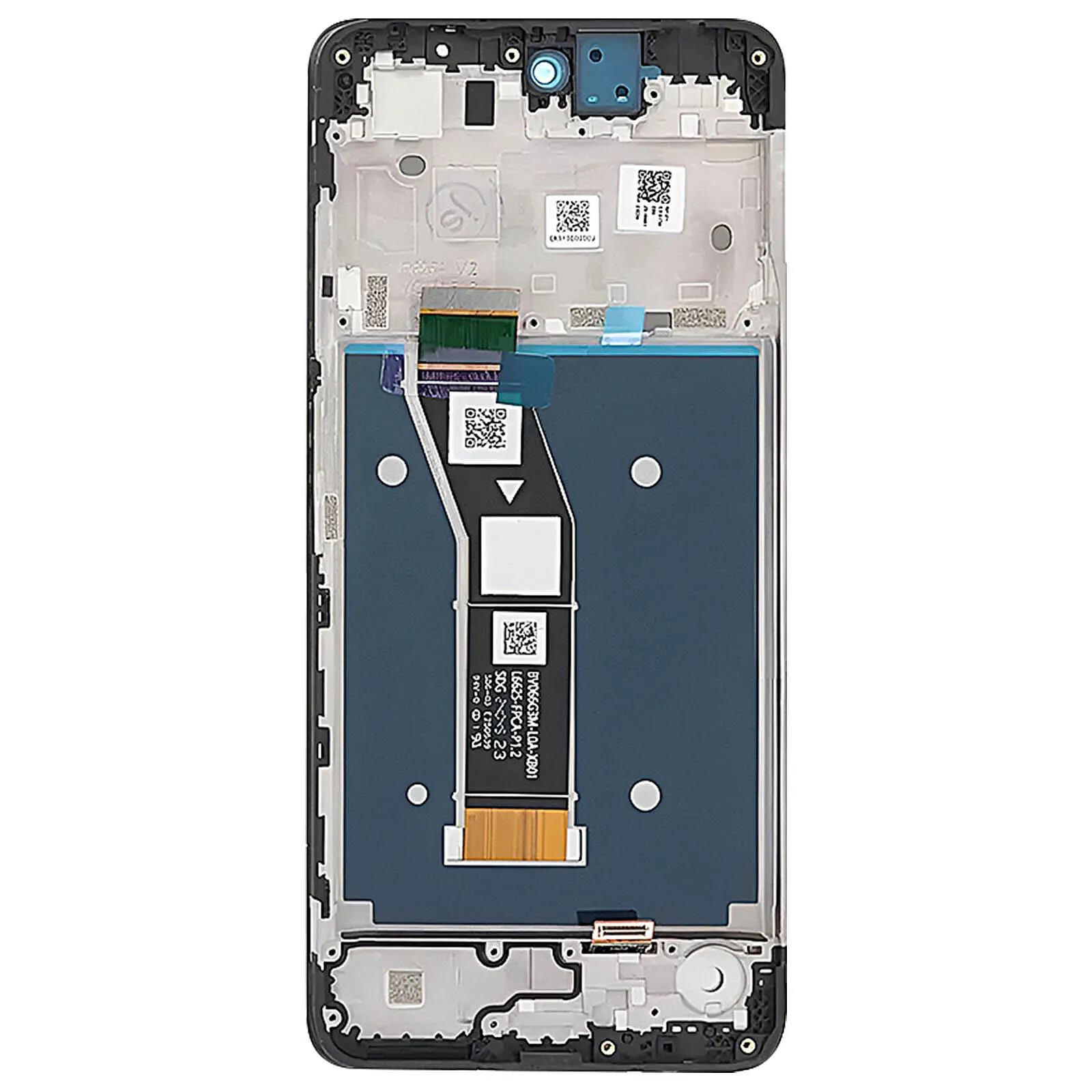 MOTOROLA Écran Complet Original Motorola Moto G24 Afficheur LCD avec Tactile et Châssis Noir