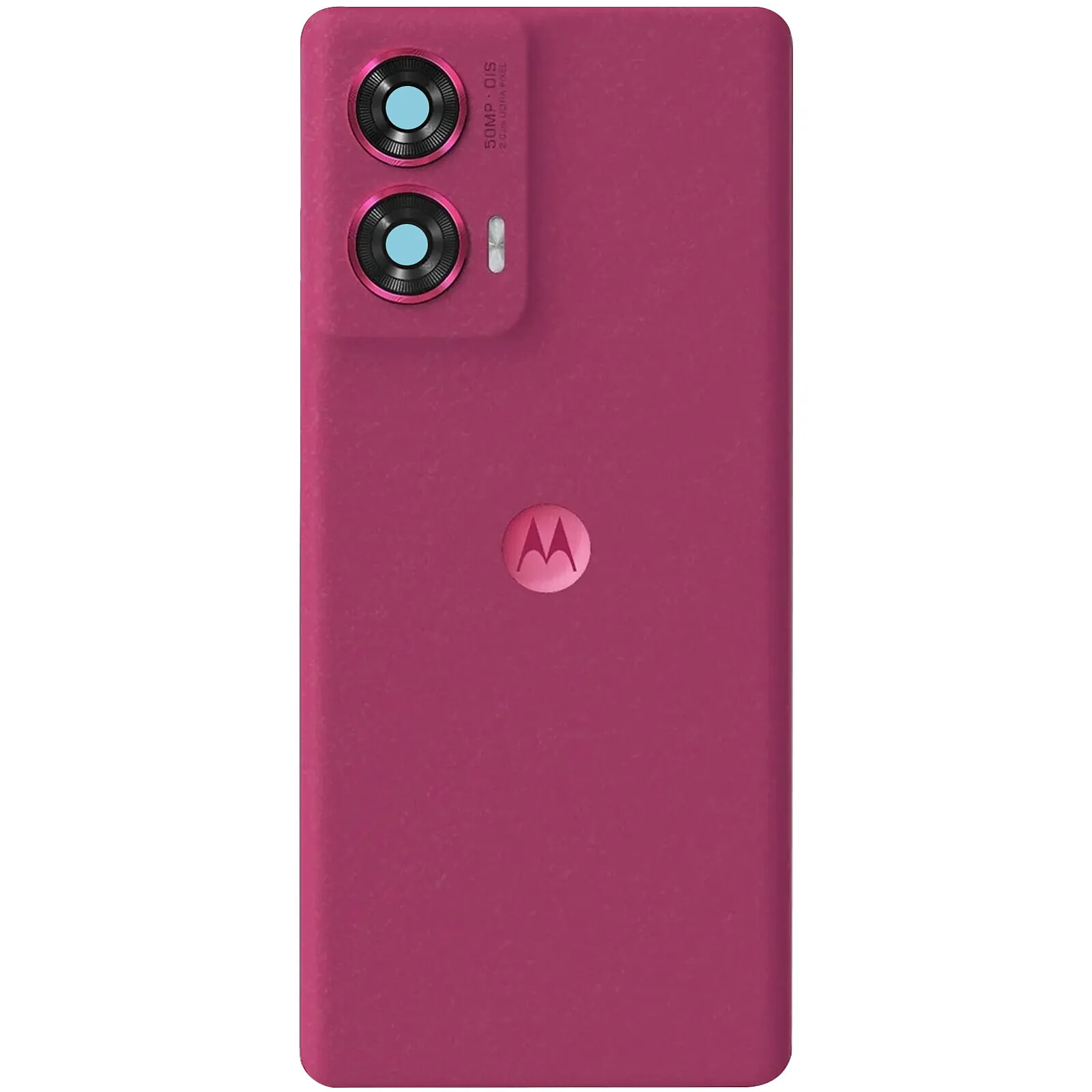 MOTOROLA Vitre arrière pour Motorola Edge 50 Fusion Original Service Pack Fuchsia