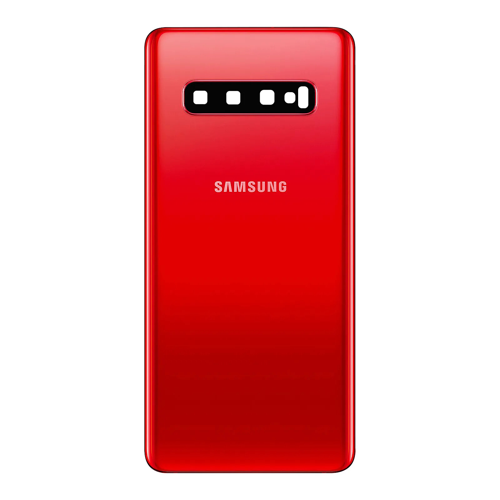 Samsung Vitre arrière pour Samsung Galaxy S10 Original Rouge