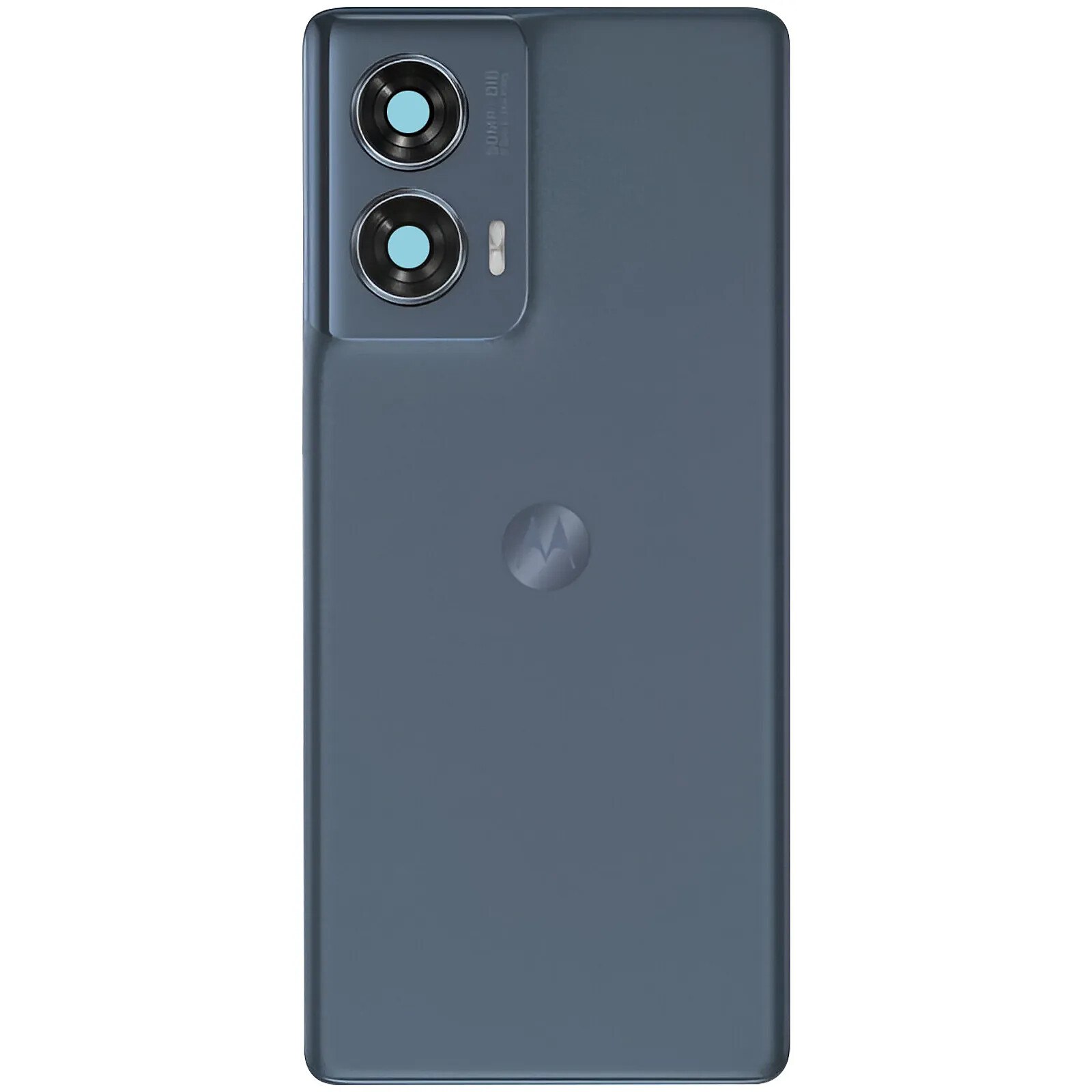 MOTOROLA Vitre arrière pour Motorola Edge 50 Fusion Original Service Pack Bleu nuit