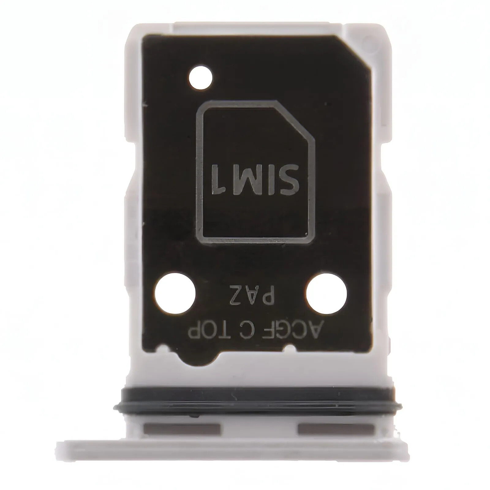Tiroir Carte SIM pour Samsung Galaxy A37 5G Double Emplacement Nano SIM Blanc