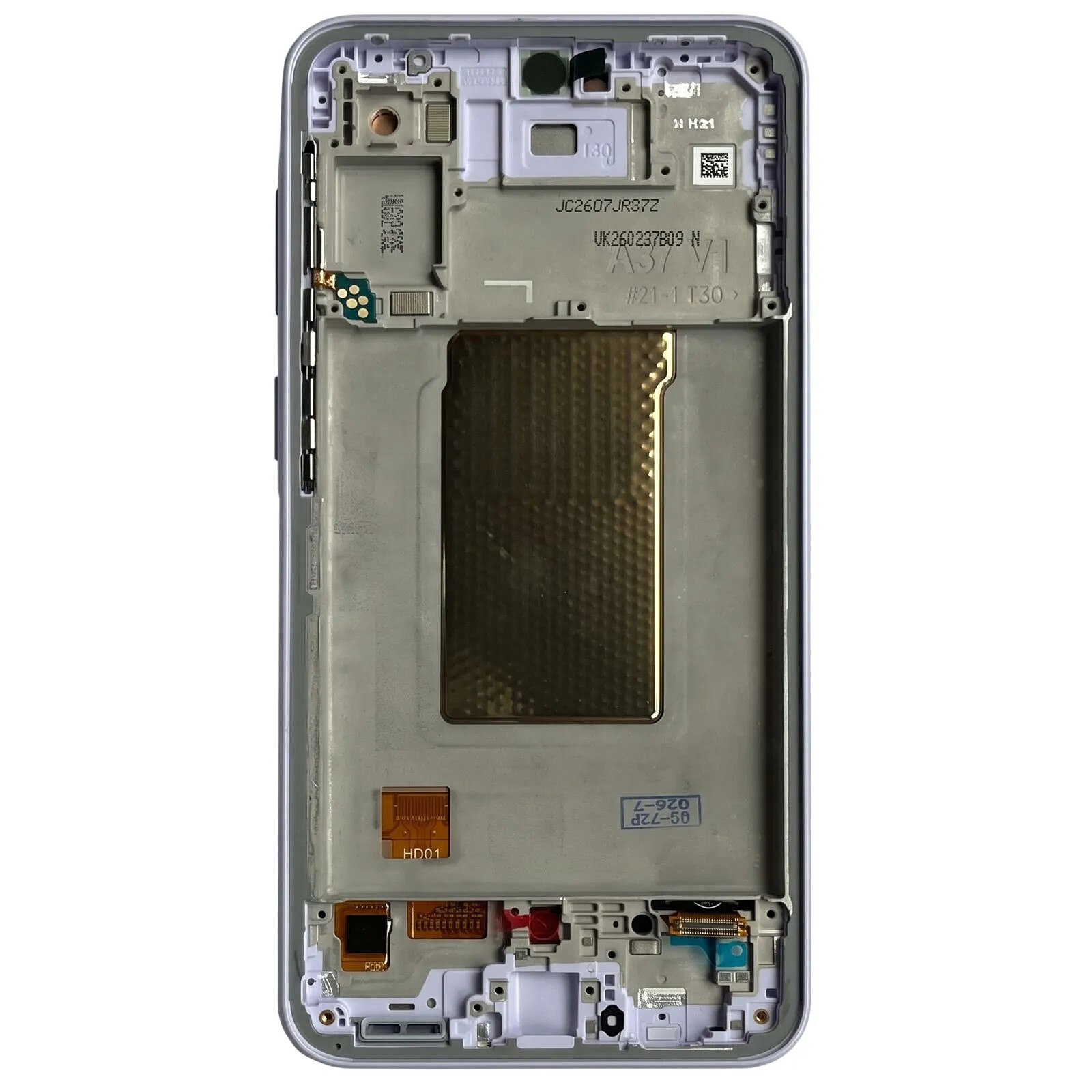 Ecran Complet pour Samsung Galaxy A37 5G Dalle Soft OLED sur Châssis Lavande