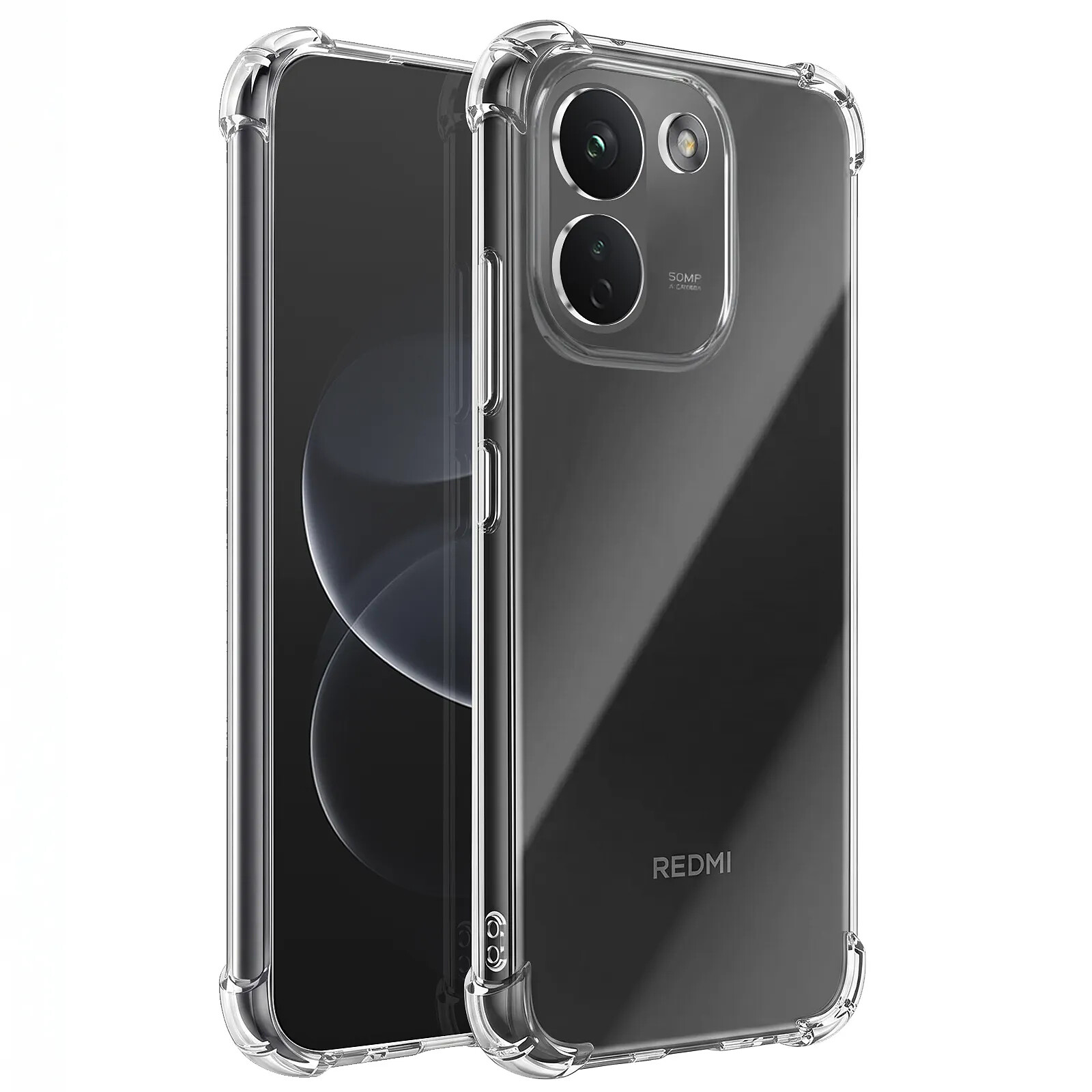 Zanaé Coque Bumper pour Xiaomi Redmi Note 17 Pro Max Antichoc avec Coins Renforcés Transparent