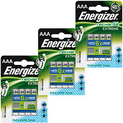 Energizer Accu Recharge Extreme AAA 800 mAh (set of 12)