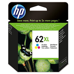 HP 62XL (C2P07AE) - Cyan, Magenta et Jaune