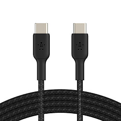 Belkin Câble USB-C vers USB-C renforcé 60 W (Noir) - 1 m