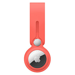 Apple Lanière en cuir AirTag Rose Agrume