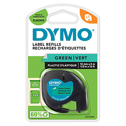 DYMO LetraTAG Ruban d'étiquettes Noir sur Vert