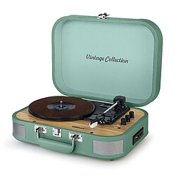 Platine vinyle - Muse MT-103GD - stéréo vintage collection 33/45/78 tours  avec enceintes intégrées - USB/