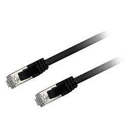 Textorm Câble RJ45 CAT 6 F/UTP - mâle/mâle - 0.5 m - Noir