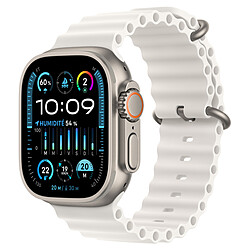 Apple Watch Ultra 2 GPS + Cellular Titanium Case Blanc Ocean Band 49 mm