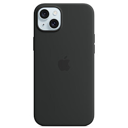Apple Silicone Case with MagSafe Noir Apple iPhone 15 Plus