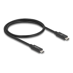 DeLock Câble USB 4 USB-C vers USB-C 80 Gbps avec Power Delivery 240 W - M/M - 0.5 m