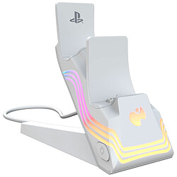 PDP Afterglow Wave Dual Charger for PlayStation (Blanc)