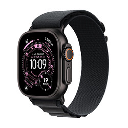 Apple Watch Ultra 3 GPS + Cellular 49 mm Titane Noir Boucle Alpine Noir L