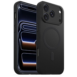 Akashi Funda de silicona MagSafe negra iPhone 17 Pro Max / 18 Pro Max