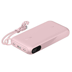 Belkin BoostCharge Powerbank 20K avec Ecran (Rose)