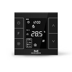 MCO HOME - Thermostat pour chaudière Z-Wave+ Noir