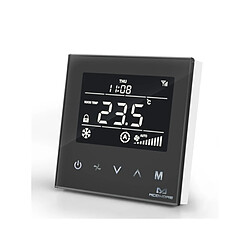 MCO HOME - Thermostat Z-Wave pour ventilo-convecteur 2 tubes Noir