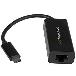 StarTech com Adaptateur USB-C vers Gigabit Ethernet Black
