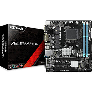 760gm hdv asrock не запускается