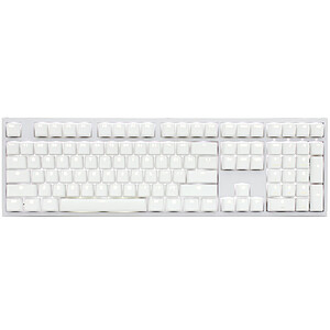 Ducky Channel One 2 Backlit coloris White Cherry MX Red LEDs blanches
