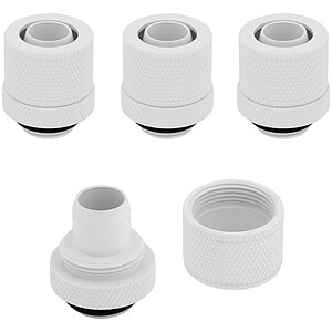 Corsair Hydro X Series XF Embout a compression - White x 4