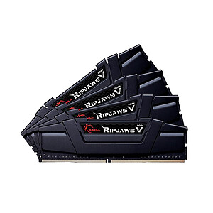 G Skill RipJaws 5 Series Black 64 Go 4 x 16 Go DDR4 3600 MHz CL18
