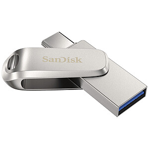 SanDisk Ultra Dual Drive Luxe USB C 256 Go
