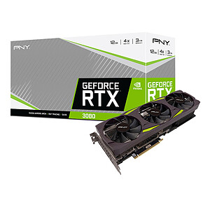 PNY GeForce RTX 3080 12GB UPRISING Triple Fan LHR
