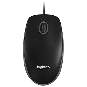 Logitech B100 Optical USB Mouse Black
