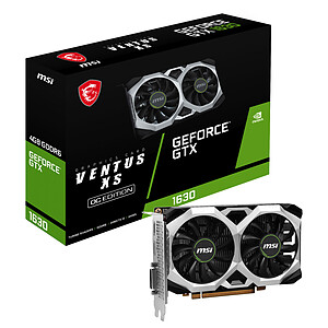 MSI GeForce GTX 1630 VENTUS XS 4 Go OC
