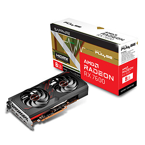 Sapphire Pulse AMD Radeon RX 7600 8 Go
