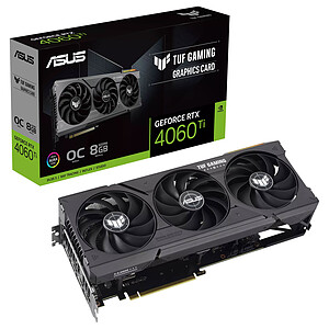 ASUS TUF Gaming GeForce RTX 4060 Ti OC Edition 8 Go
