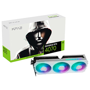 KFA2 GeForce RTX 4070 EX Gamer White 1 Click OC
