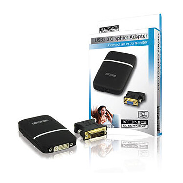 Adaptateur DVI/VGA sur port USB