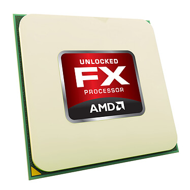 AMD FX 8350 Black Edition (4.0 GHz) Processeur 8-Core socket AM3+ Cache L3 8 Mo 0.032 micron TDP 125W (version boîte - garantie constructeur 3 ans)