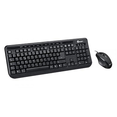 Heden USB Multimedia Keyboard Mouse Kit Black (AZERTY French)