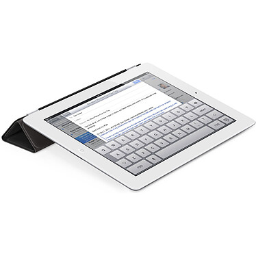 Acheter Apple iPad Smart Cover Cuir Noir (MD301ZM/A)