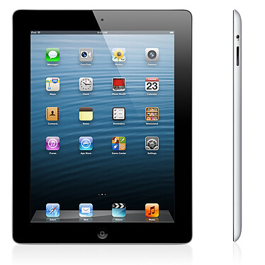 Avis Apple iPad avec écran Retina Wi-Fi + Cellular 16 Go Noir