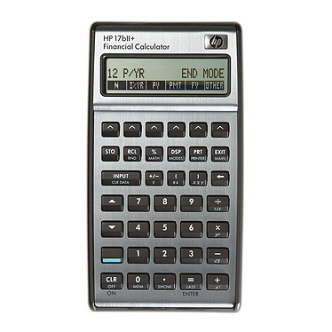 HP 17bII+ Calculatrice financière à 250 fonctions