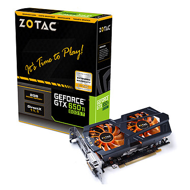 Acheter ZOTAC GeForce GTX 650 Ti Boost - GeForce GTX 650 Ti BOOST 2 Go