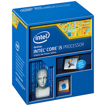 Intel Core i5-4670K (3.4 GHz) Processeur Quad Core Socket 1150 Cache L3 6 Mo Intel HD Graphics 4600 0.022 micron (version boîte - garantie Intel 3 ans)