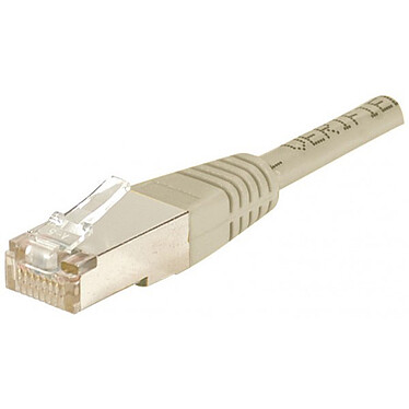 Cable RJ45 de categoría 5e F/UTP 0,3 m (beis)