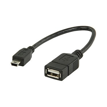 Adaptador USB 2.0 OTG On-The-Go hembra / mini USB macho