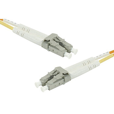 Câble fibre optique multimode OM3 50/125 LC-UPC/LC-UPC (30 mètres)