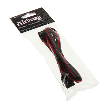Avis BitFenix Alchemy Red/Black - Extension d'alimentation gainée - EPS12V 8 pins - 45 cm
