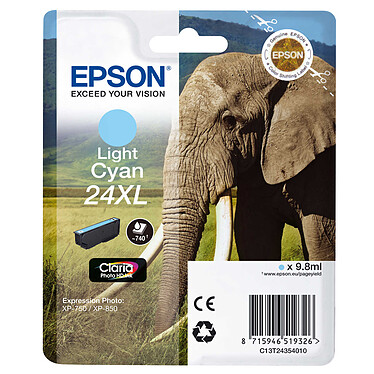 Epson Elephant 24XL Cyan clair